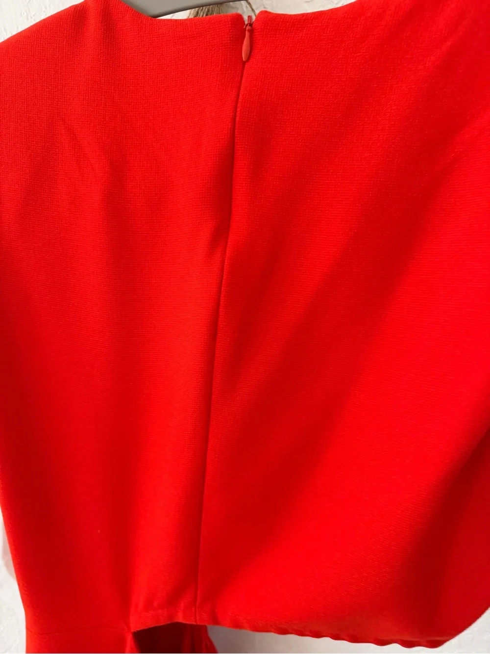 ba&sh Red Pencil dress with Side Cutout